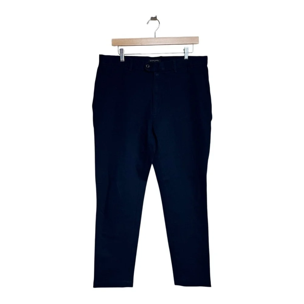 Banana Republic‎ Slim Fit Mens Dress Pants Navy Blue 34x32 Business Casual